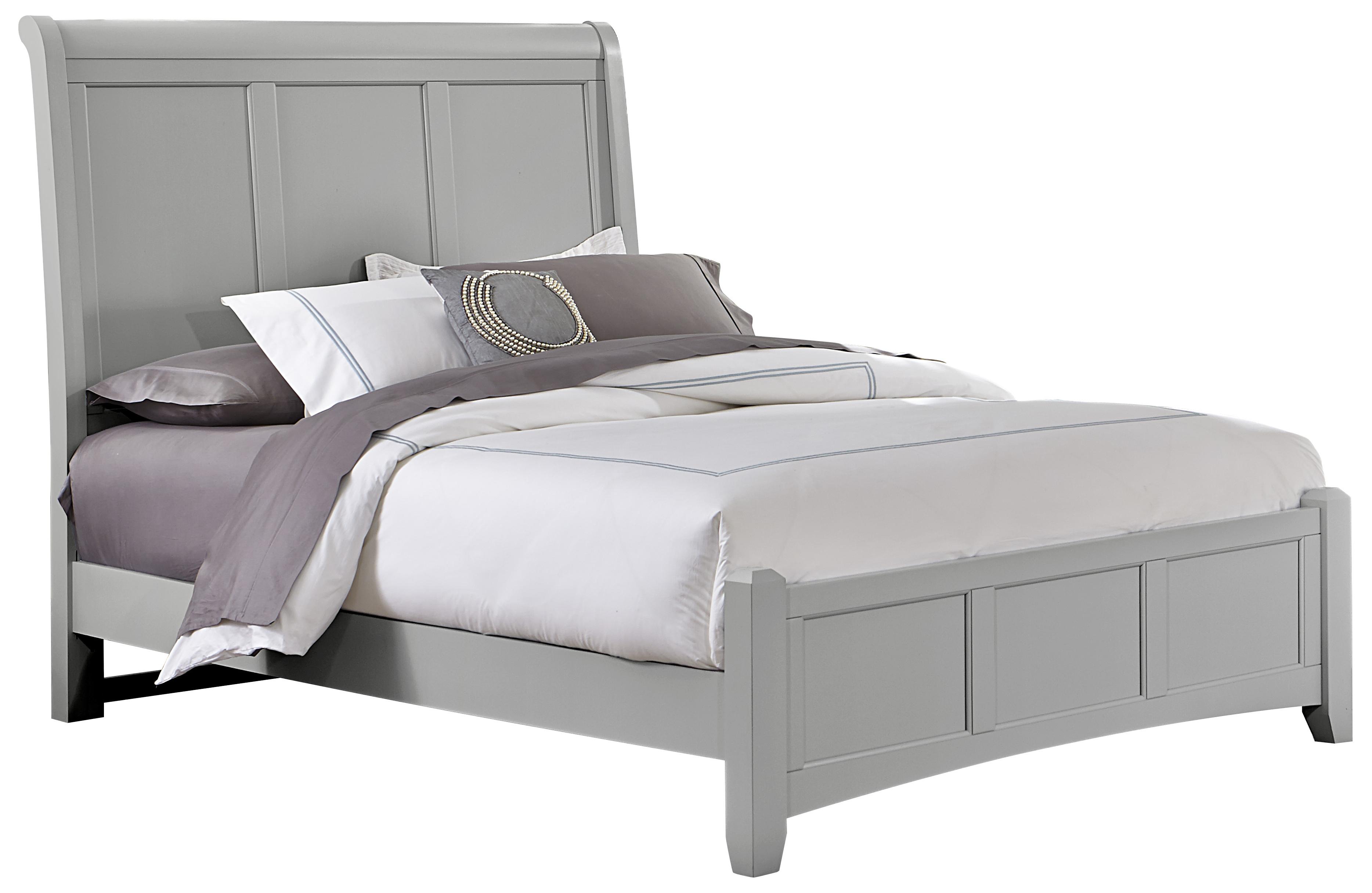 Vaughan Bassett Bonanza Bb26 663 866 922 Ms1 King Sleigh Bed With Low Profile Footboard Becker Furniture Panel Beds