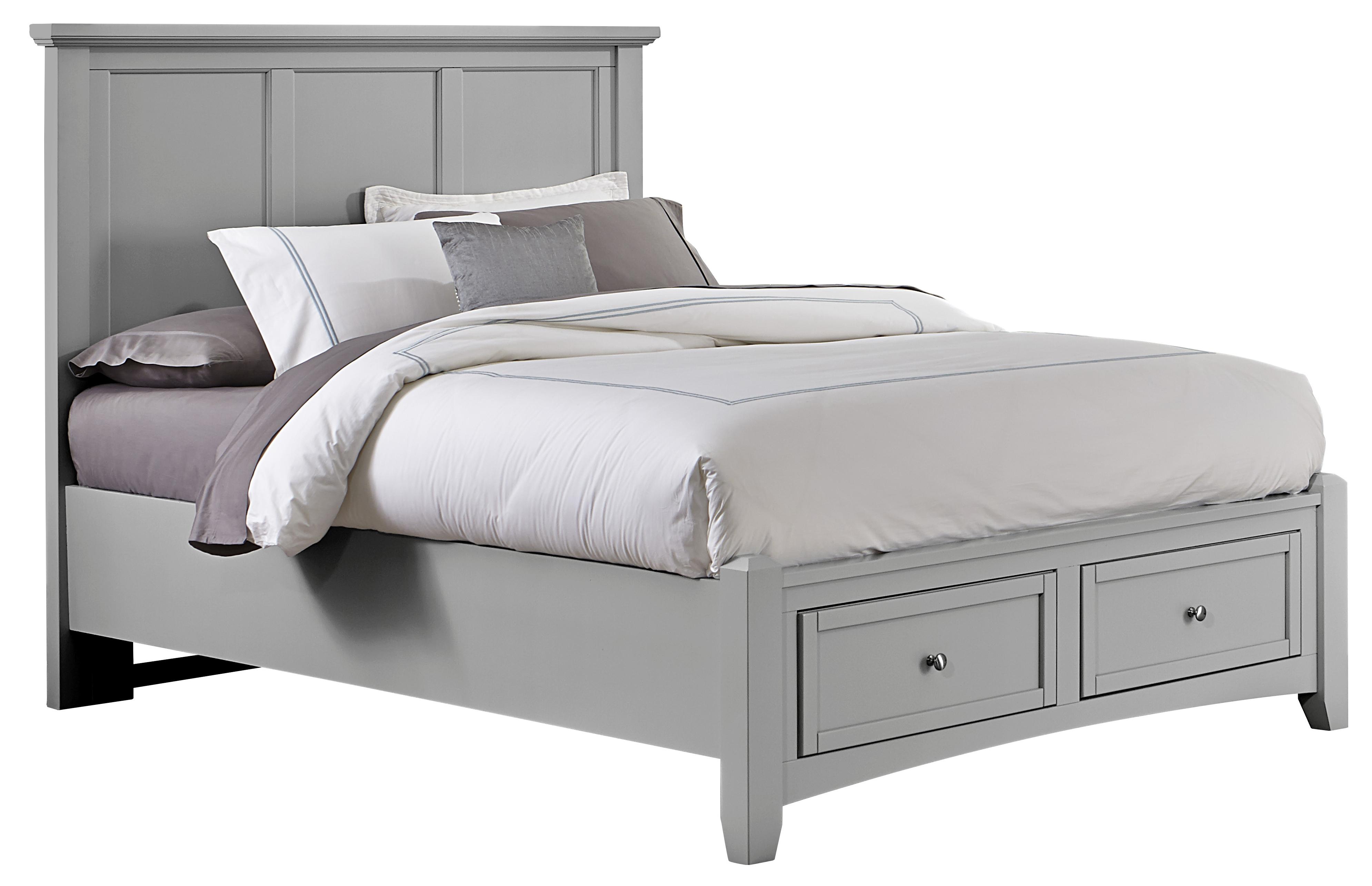 Vaughan Bassett Bonanza King Mansion Storage Bed With 2 Drawers