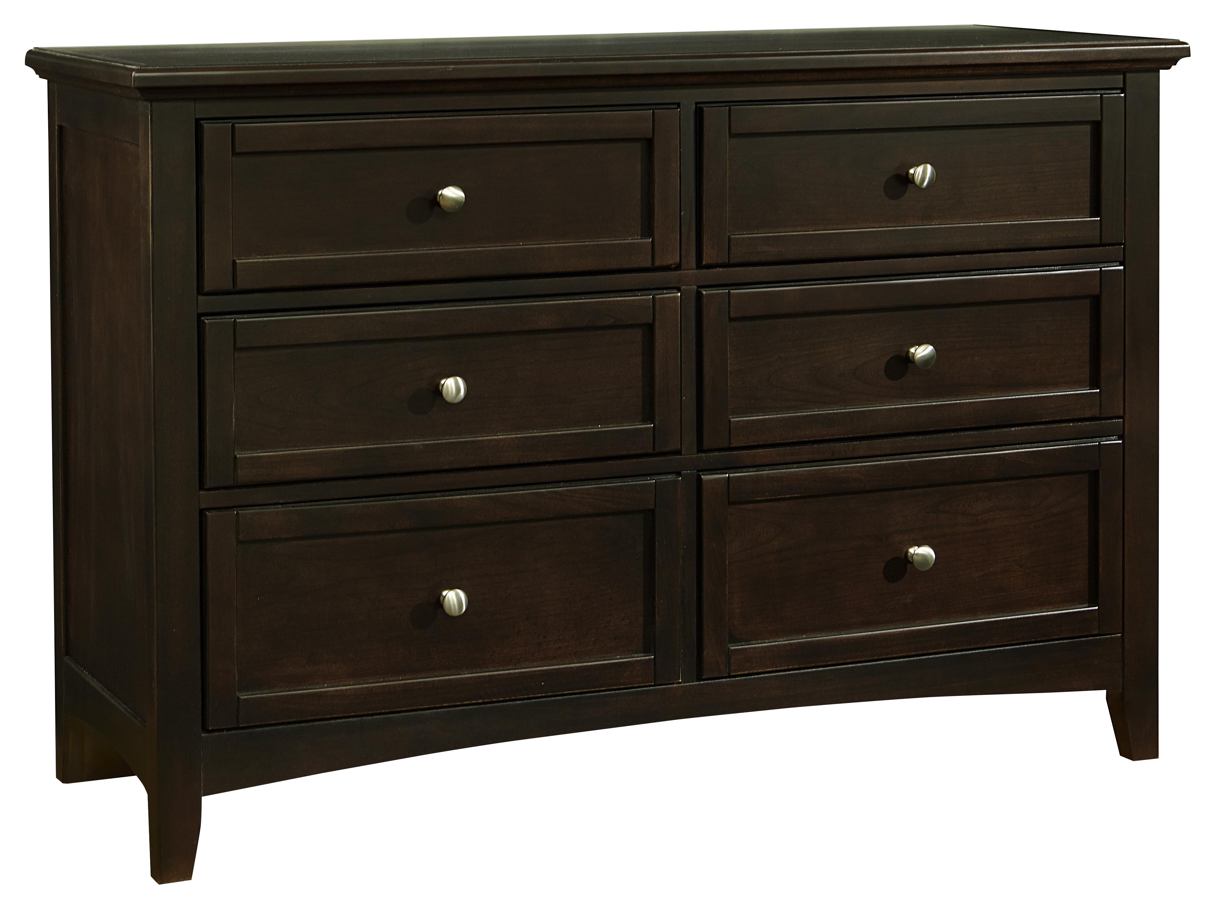 Vaughan Bassett Bonanza Double Dresser Small Landscape Mirror