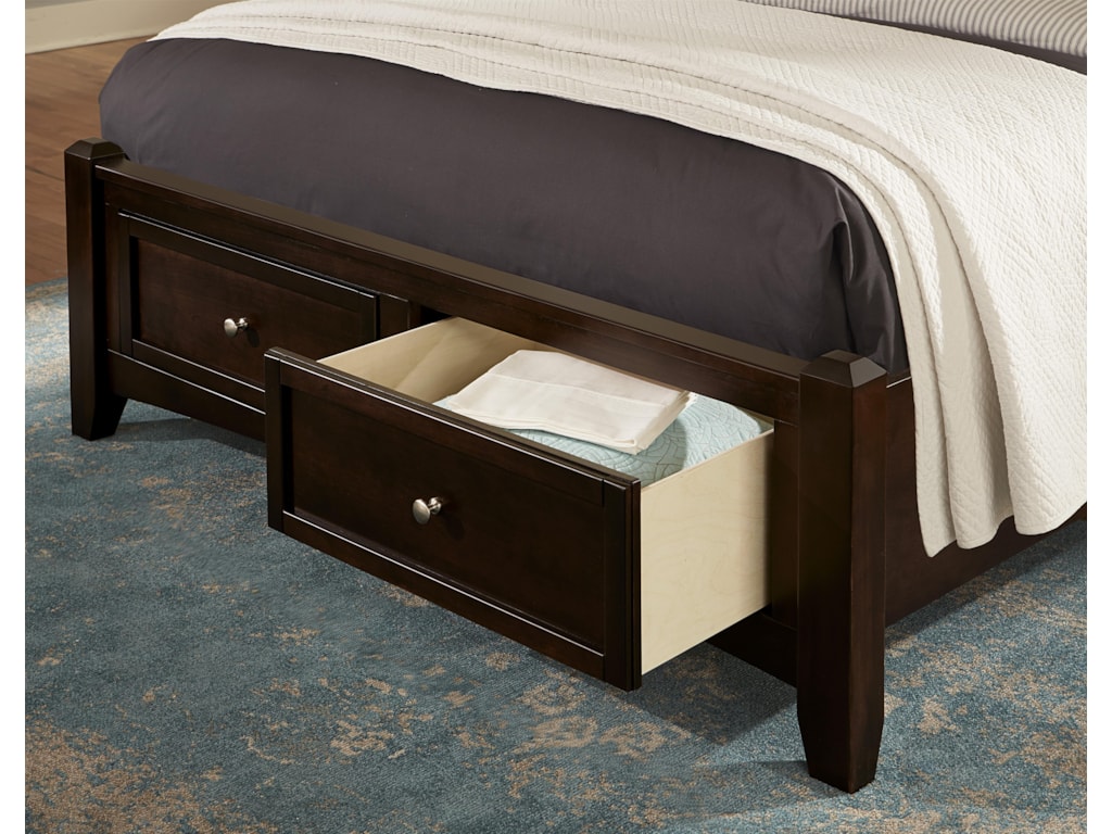 Vaughan Bassett BonanzaFull Sleigh Storage Bed