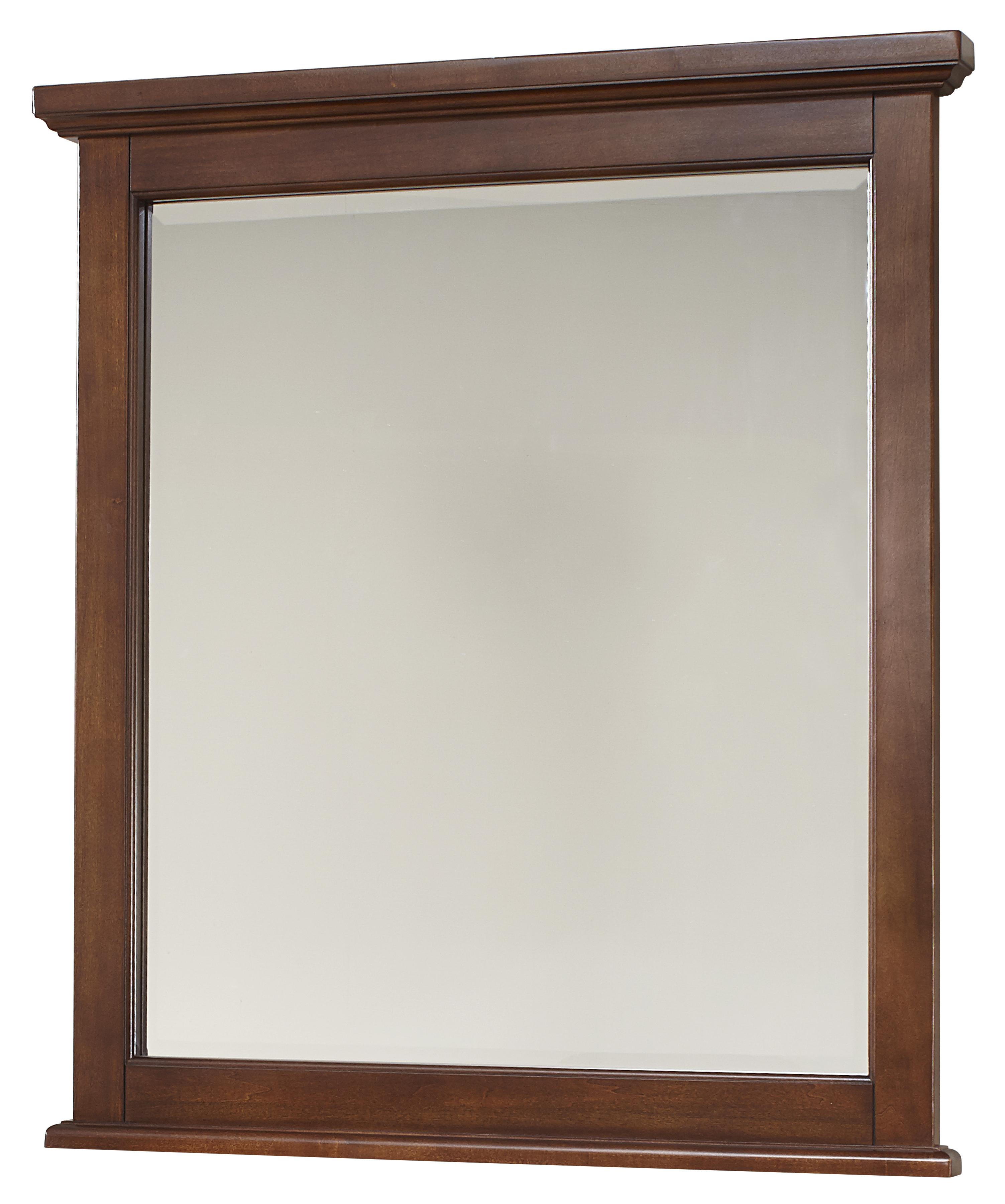 Vaughan Bassett Bonanza Double Dresser Small Landscape Mirror Wayside Furniture Dresser Mirror Sets