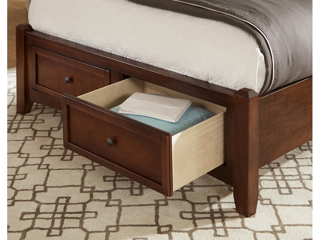 Vaughan Bassett BonanzaFull Sleigh Storage Bed