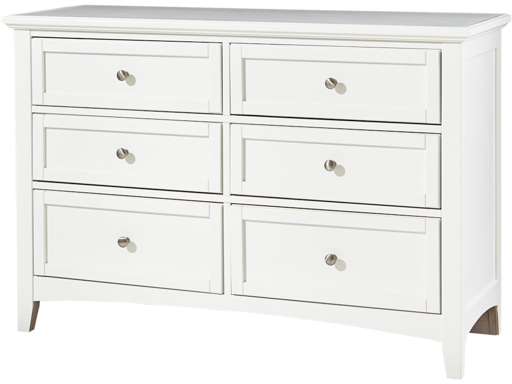 Vaughan Bassett Bonanza Double Dresser Small Landscape Mirror