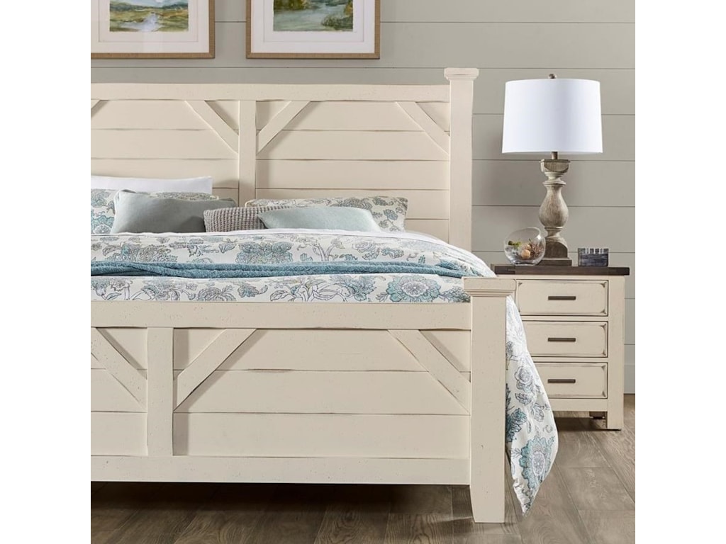 Vaughan Bassett Chestnut CreekQueen Poster Bed