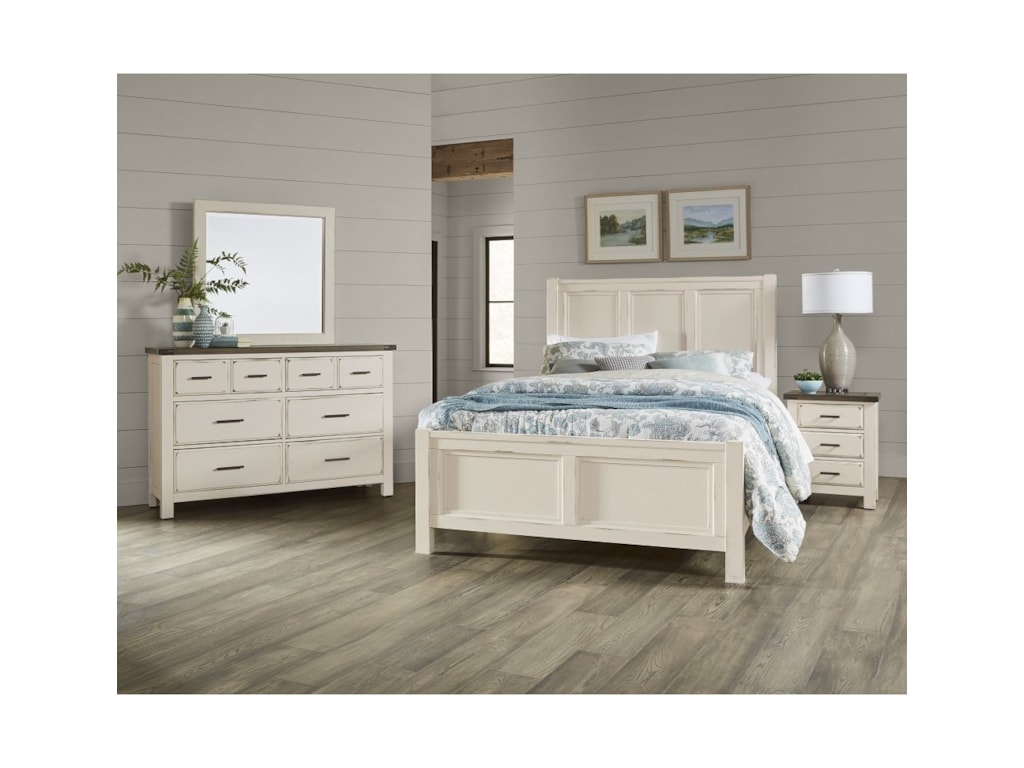 Vaughan Bassett Chestnut CreekKing Panel Bed