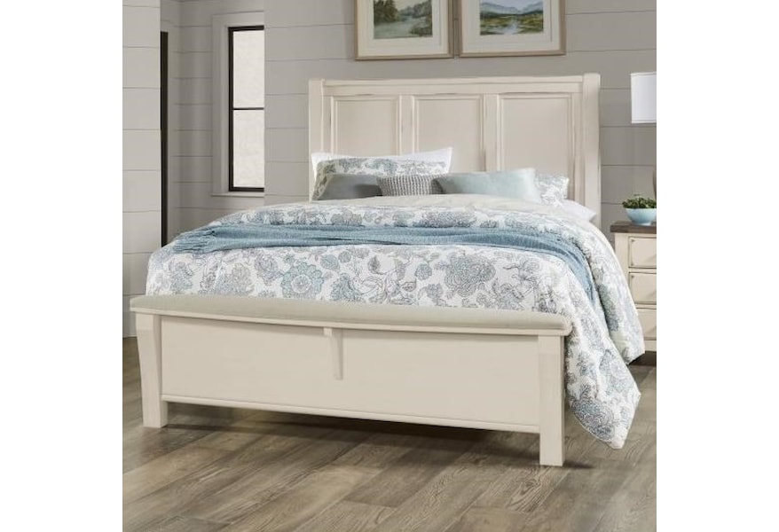 Vaughan Bassett Chestnut Creek Relaxed Vintage Solid Wood King