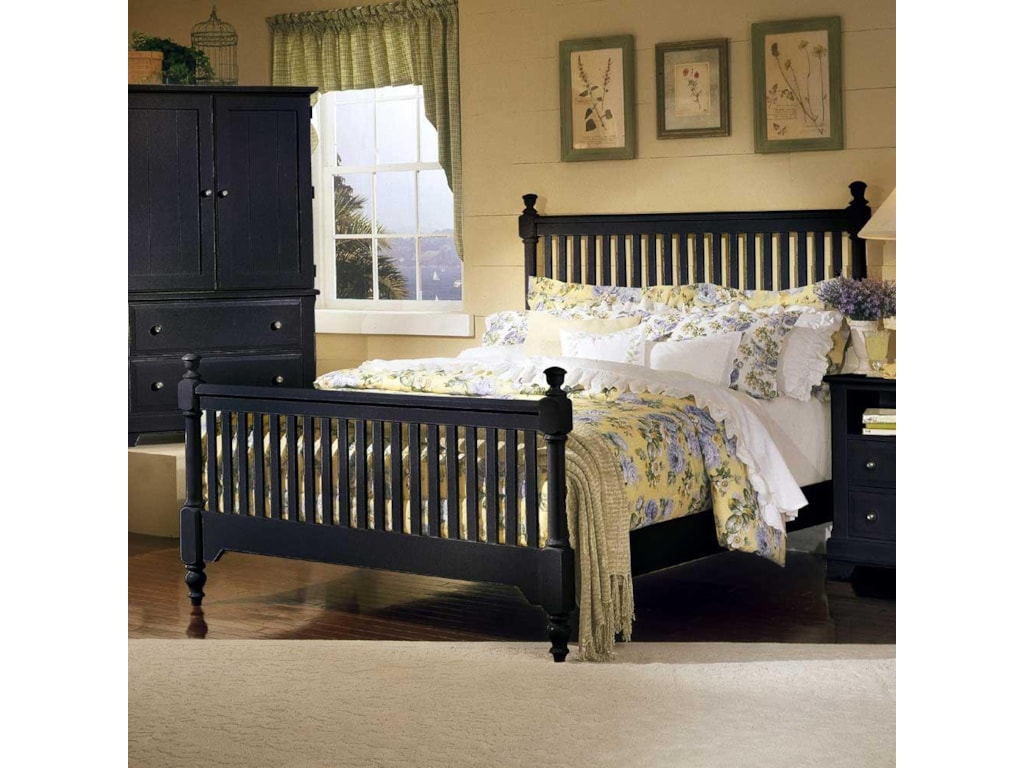 Vaughan Bassett CottageKing Slat Poster Bed