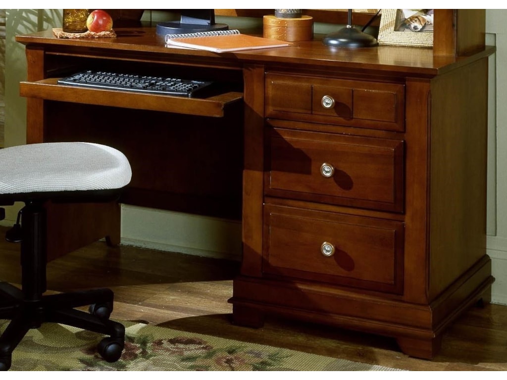 Vaughan Bassett Cottage Computer Desk 3 Drawers Pull Out Tray