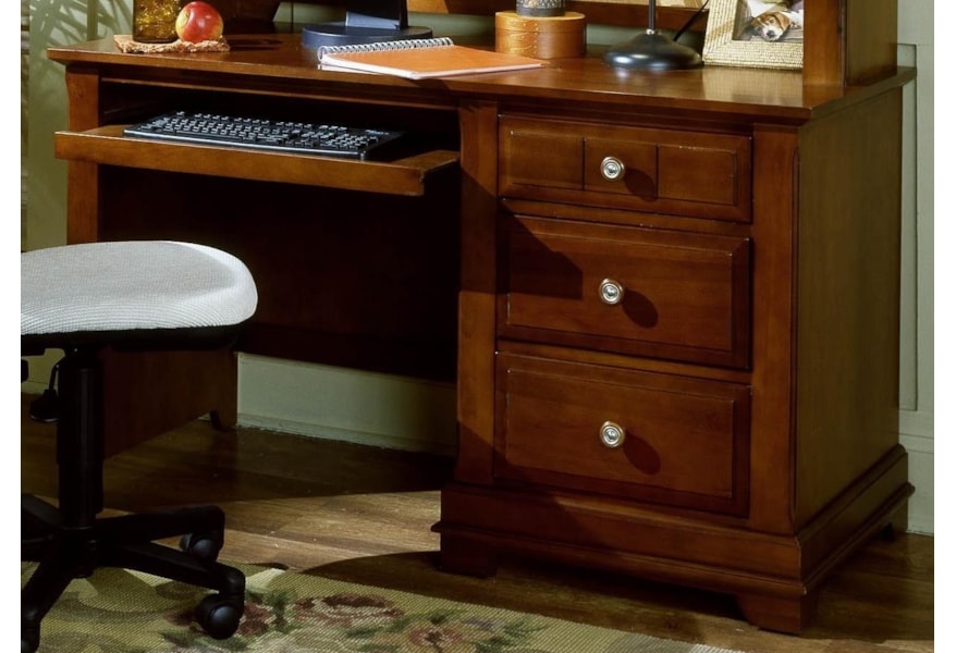 Vaughan Bassett Cottage Bb19 778b Computer Desk 3 Drawers Pull
