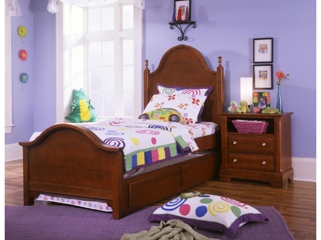 Vaughan Bassett CottageFull Panel Bed with Trundle