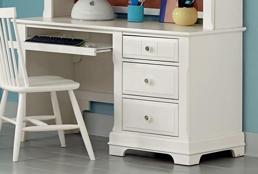 Vaughan Bassett Cottage Computer Desk 3 Drawers Pull Out Tray