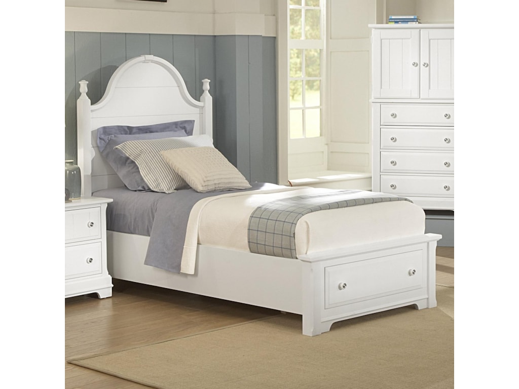 Vaughan Bassett CottageTwin Panel Storage Bed