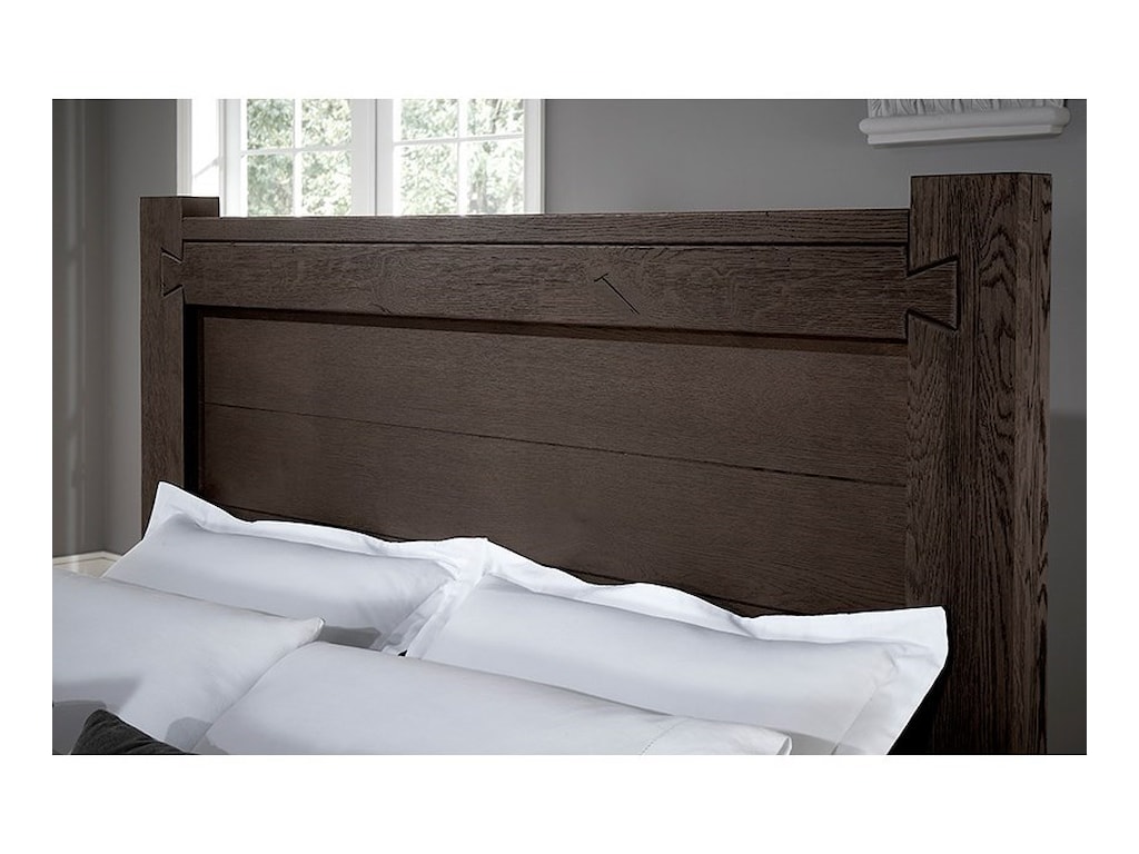 Vaughan Bassett Dovetail King Low Profile Bed