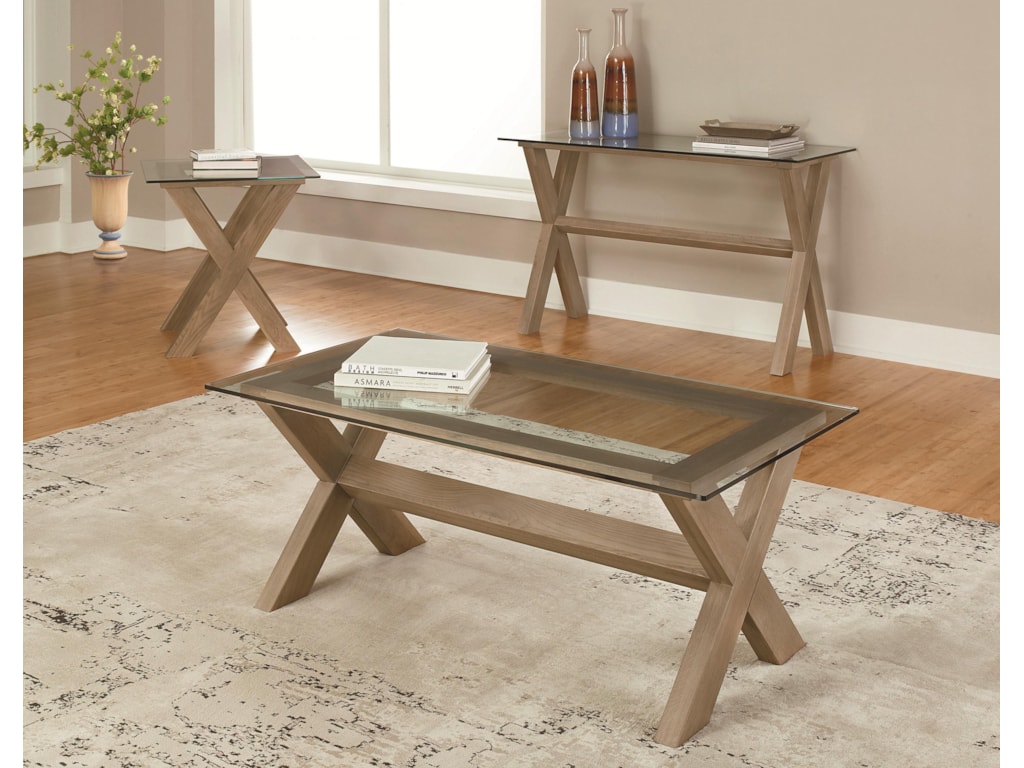 Vaughan Bassett Excalibur Contemporary Cocktail Table With Glass - Vaughan Bassett Excalibur Contemporary Cocktail Table With Glass Top vaughan bassett excalibur contemporary cocktail table with glass - vaughan bassett excalibur contemporary cocktail table with glass top