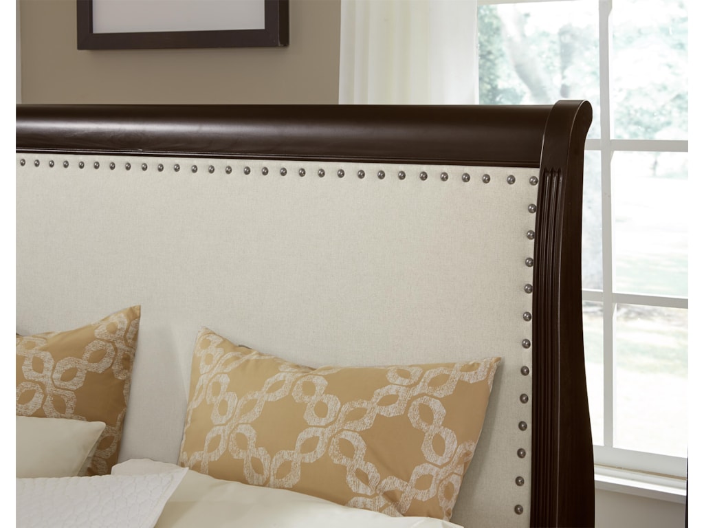 Vaughan Bassett French MarketTwin Upholstered Headboard (Linen)