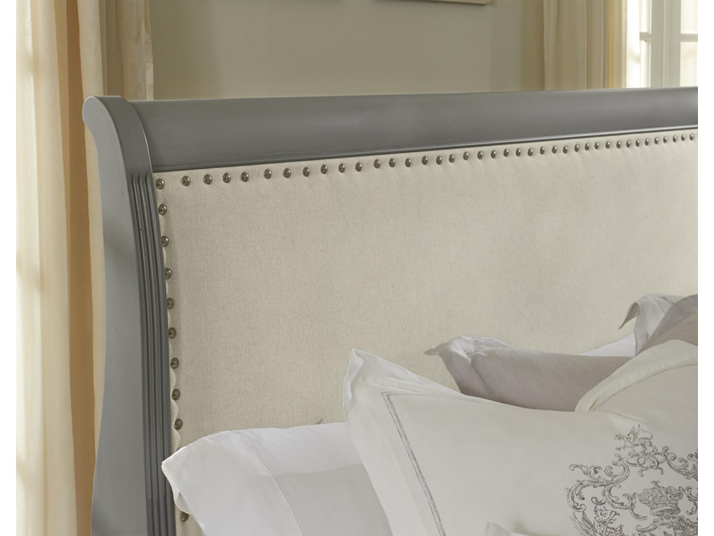 Vaughan Bassett French MarketTwin Upholstered Headboard (Linen)
