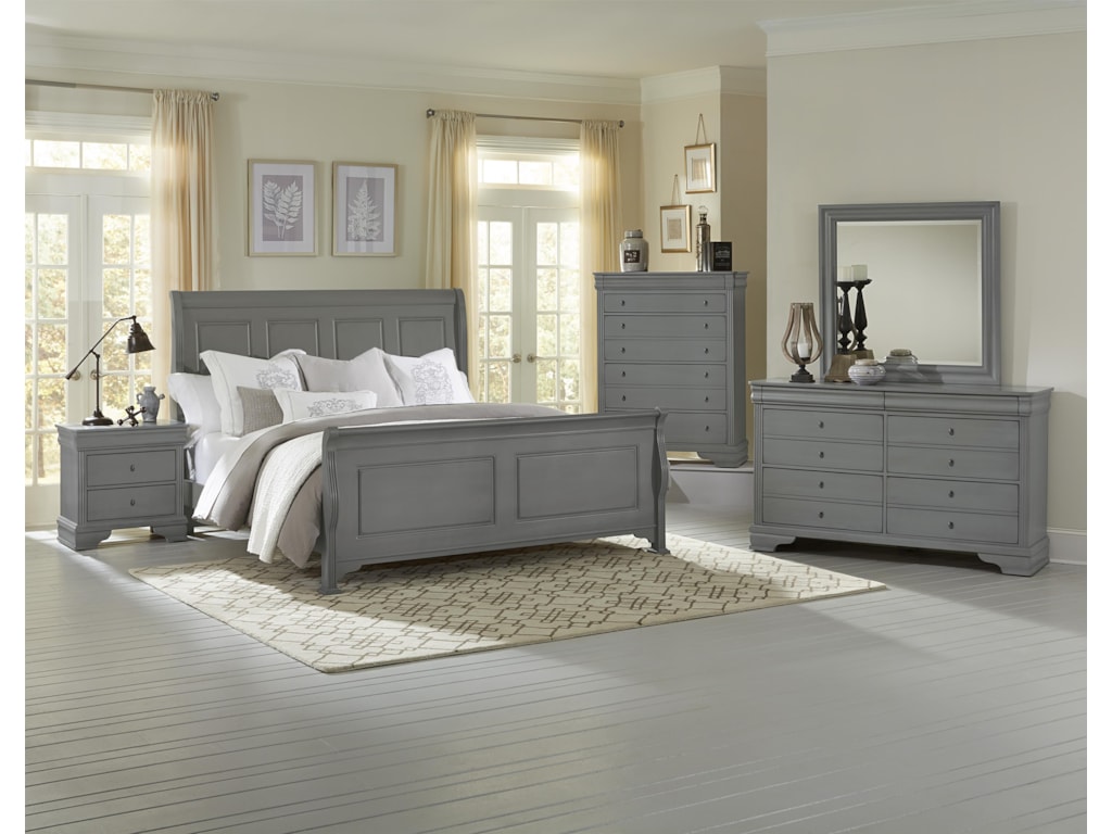 Vaughan Bassett French MarketQueen Sleigh Bed