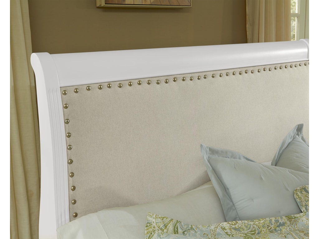 Vaughan Bassett French MarketTwin Upholstered Headboard (Linen)