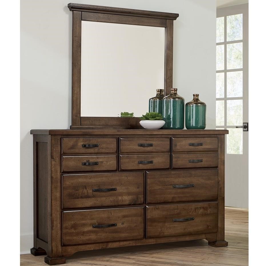 Vaughan Bassett Grayson Manor Casual Solid Wood 7 Drawer Dresser