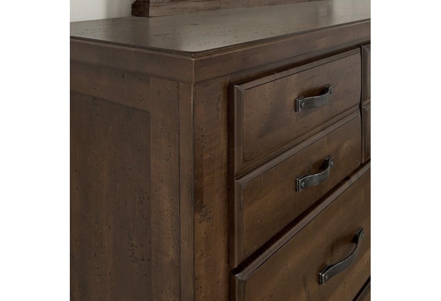 Vaughan Bassett Grayson Manor Casual Solid Wood 7 Drawer Dresser