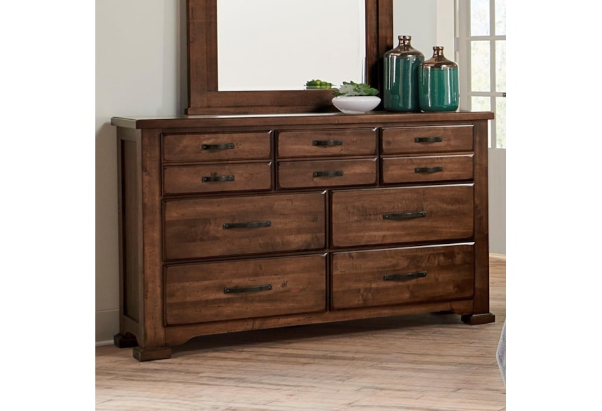 Vaughan Bassett Grayson Manor Casual Solid Wood 7 Drawer Dresser
