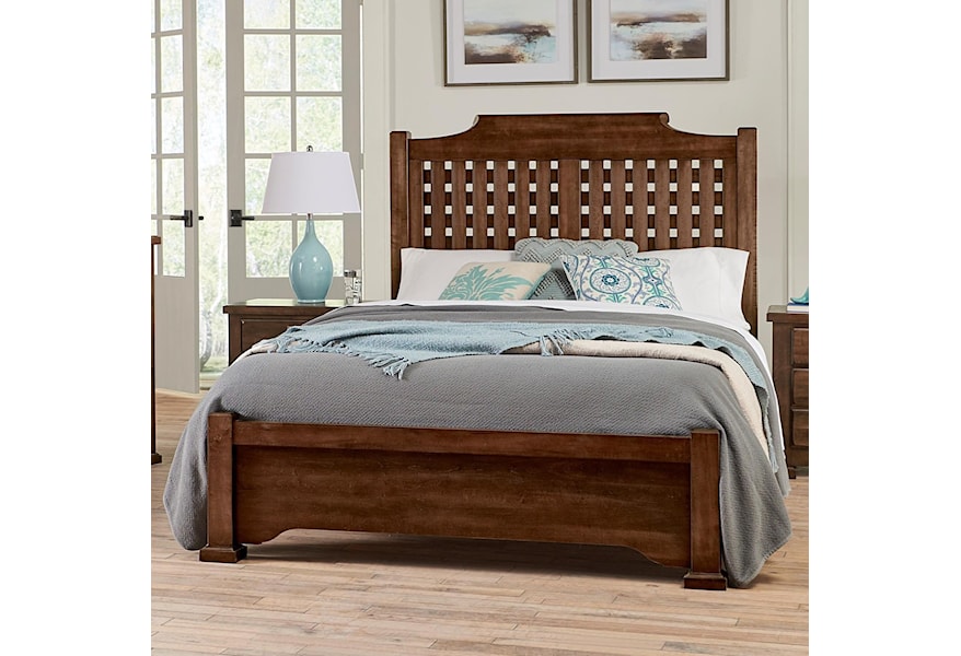 Vaughan Bassett Grayson Manor Casual Solid Wood Queen Low Profile