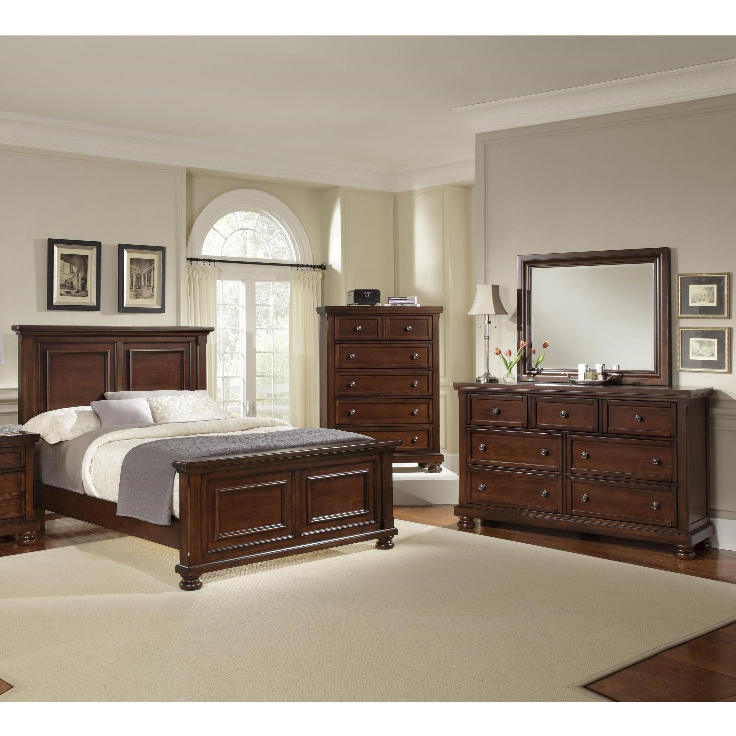 Vaughan Bassett Reflections King Storage Bed With Mansion