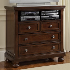 Vaughan Bassett Reflections 530 114 Entertainment Center Media Chest Becker Furniture Media Chests