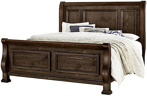 Vaughan Bassett Rustic Hills Cottage Style Queen Sleigh Bed Vaughan Bassett Rustic Hills Cottage Style Queen Sleigh Bed