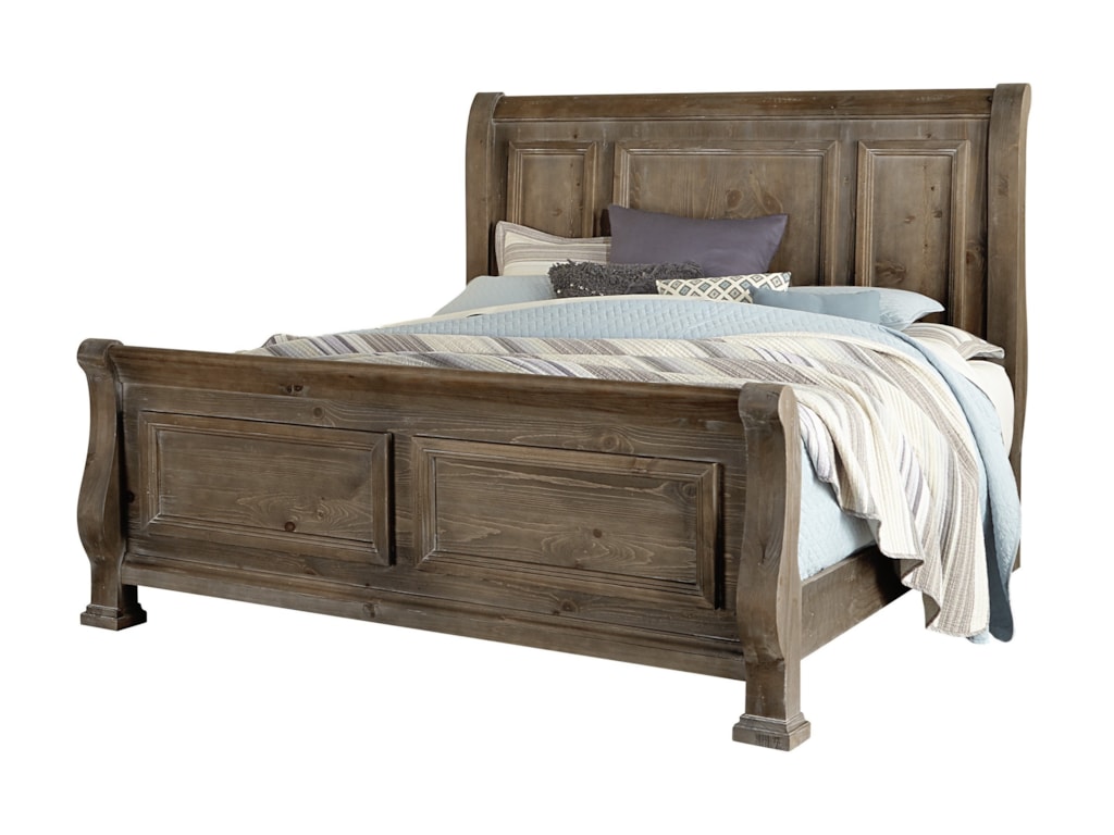 Vaughan Bassett Rustic HillsQueen Sleigh Bed Vaughan Bassett Rustic HillsQueen Sleigh Bed