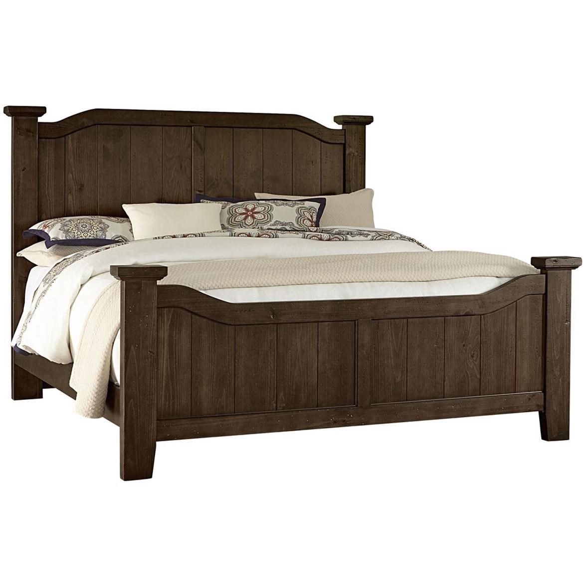Vaughan Bassett Sawmill Transitional Queen Arch Bed Lapeer