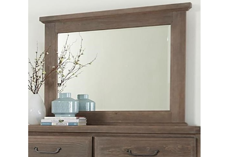 Vaughan Bassett Sawmill 692 446 Transitional Dresser Mirror With
