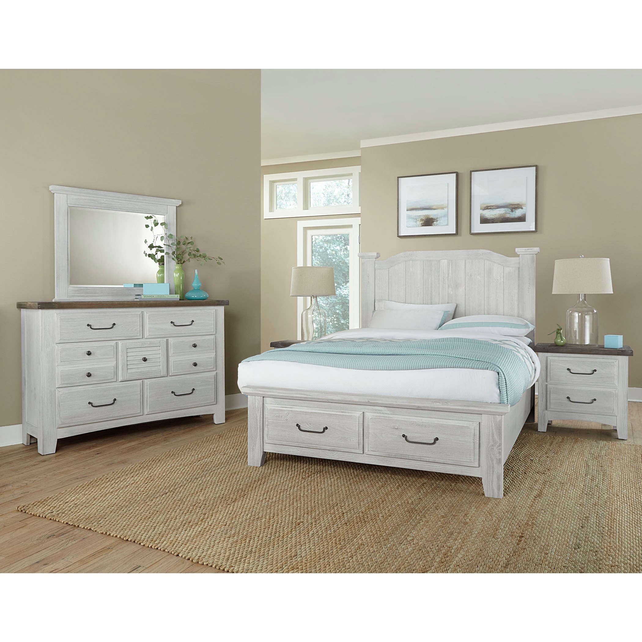 Vaughan Bassett Sawmill 694 King Bedroom Group 1 King Bedroom Group Dunk Bright Furniture Bedroom Groups
