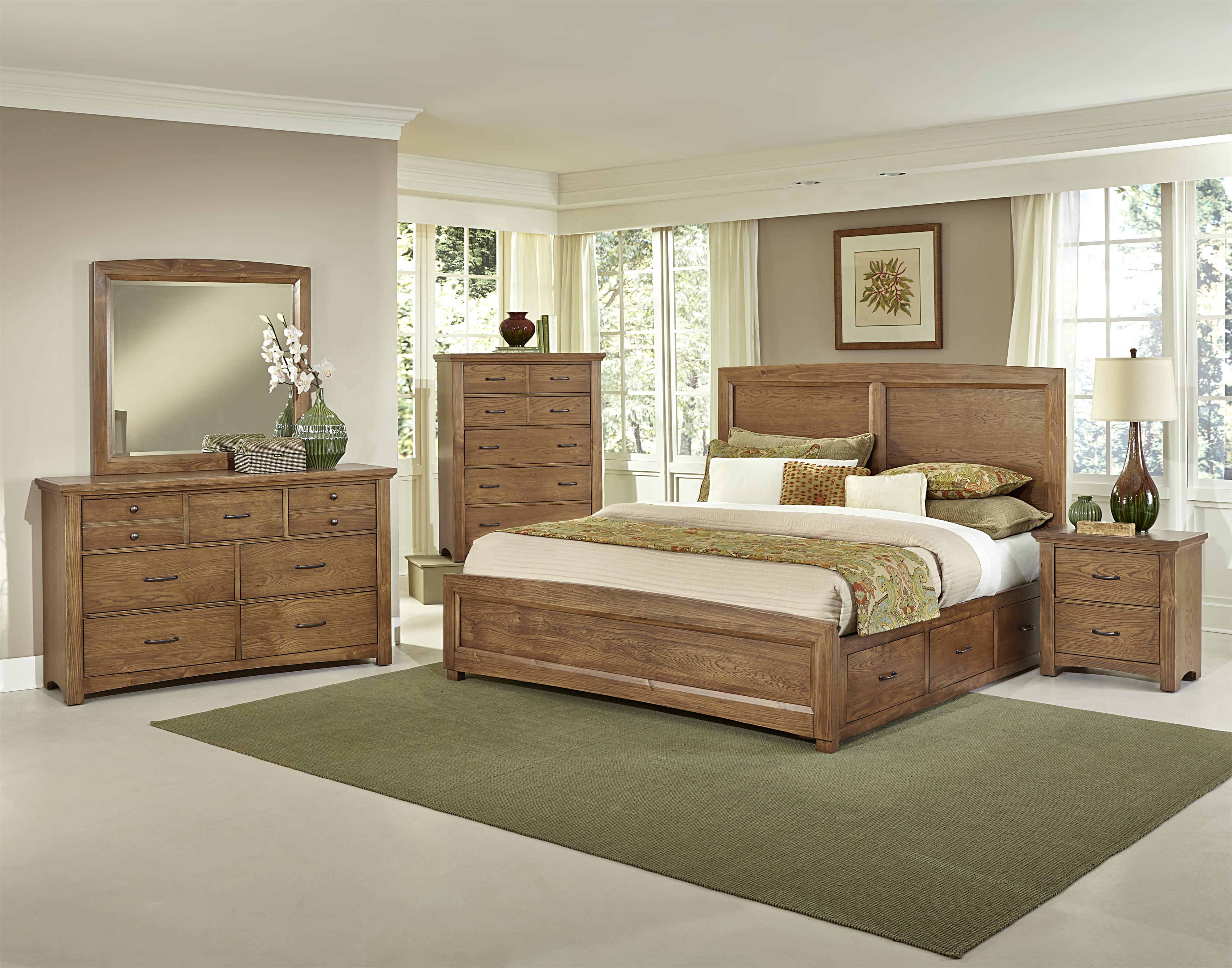 Vaughan Bassett Transitions Casual Contemporary Chest 5 Drawers