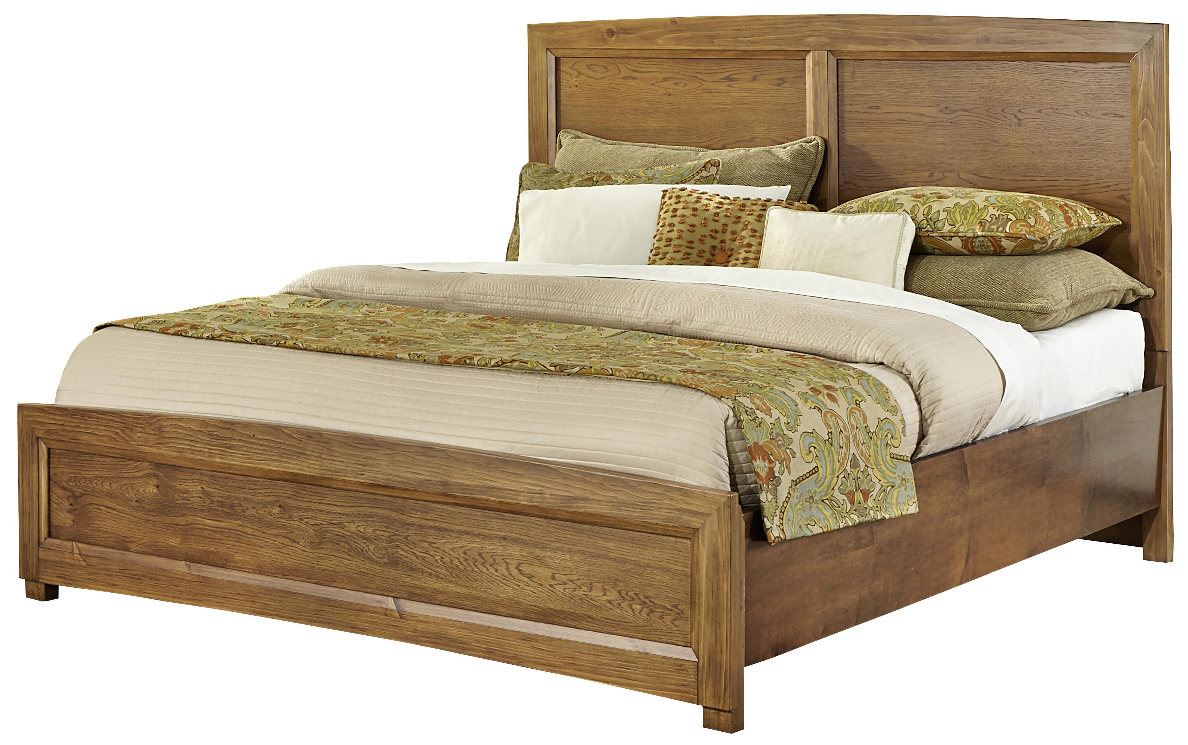 Vaughan Bassett Transitions King Panel Bed L Fish Panel Beds
