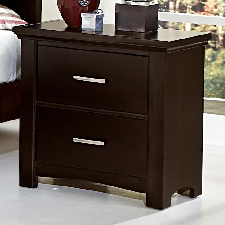 Vaughan Bassett Transitions Night Stand 2 Drawers Suburban