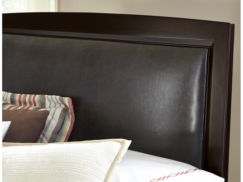 Vaughan Bassett TransitionsFull Upholstered Bed, Bonded Leather