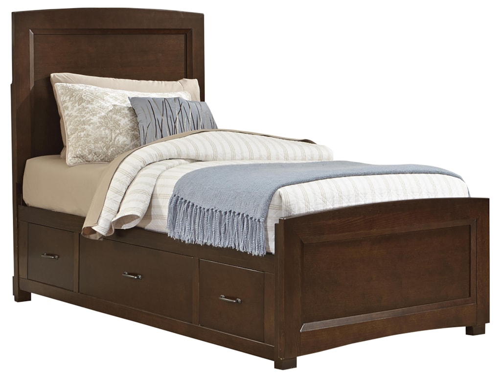 Vaughan Bett Transitions Twin Panel Bed With Underbed Storage Vaughan Bett Transitions Twin Panel Bed With Underbed Storage