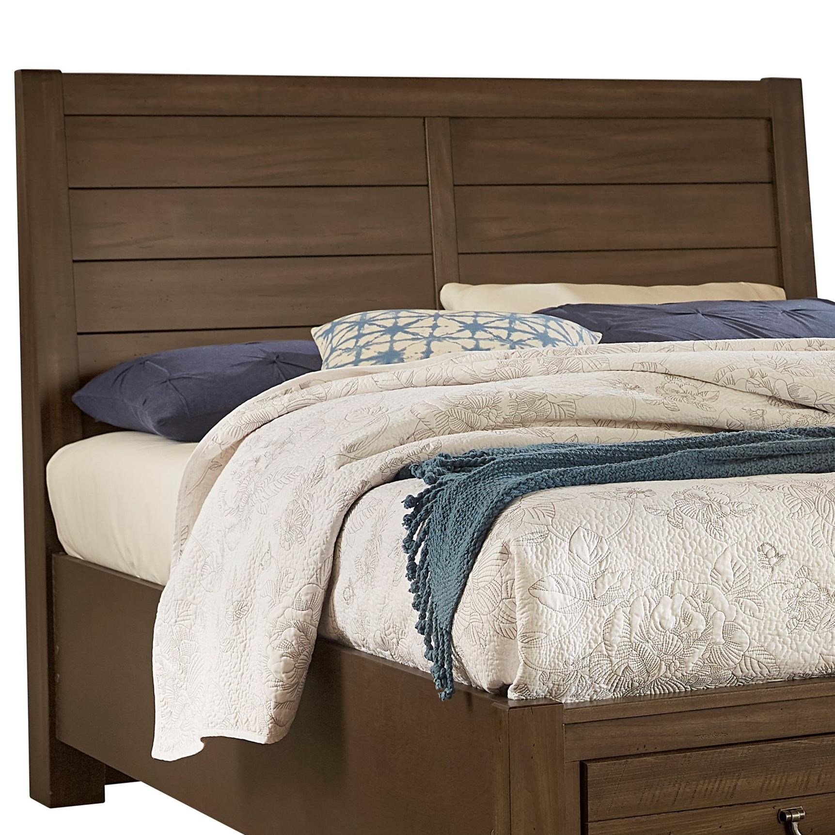 Vaughan Bassett Urban Crossings Casual Queen Plank Headboard