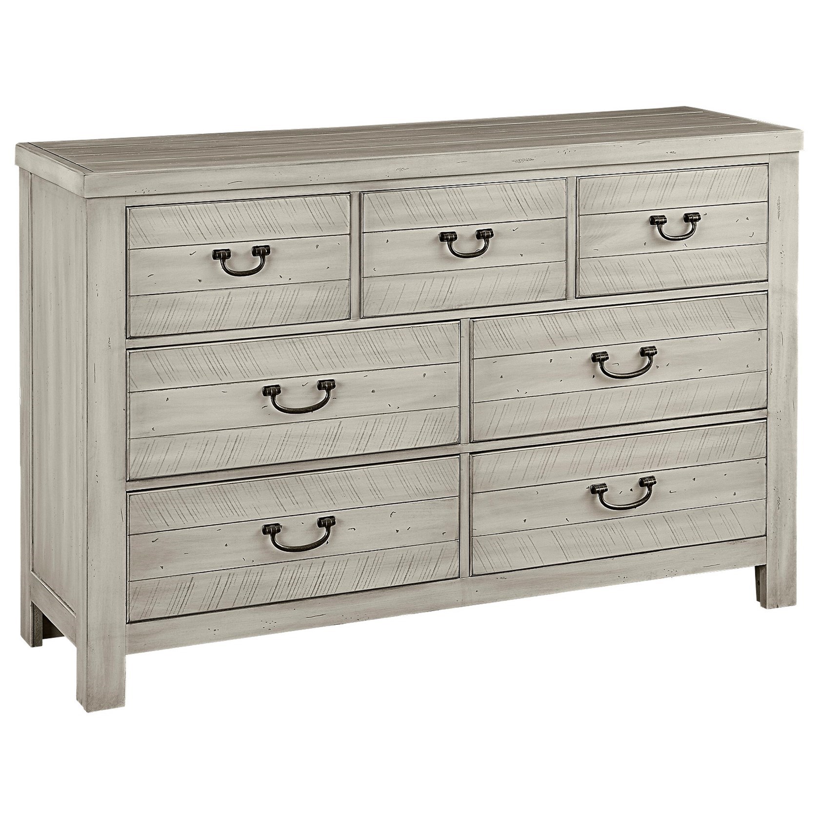 Vaughan Bassett Urban Crossings 704 002 Casual 7 Drawer Dresser