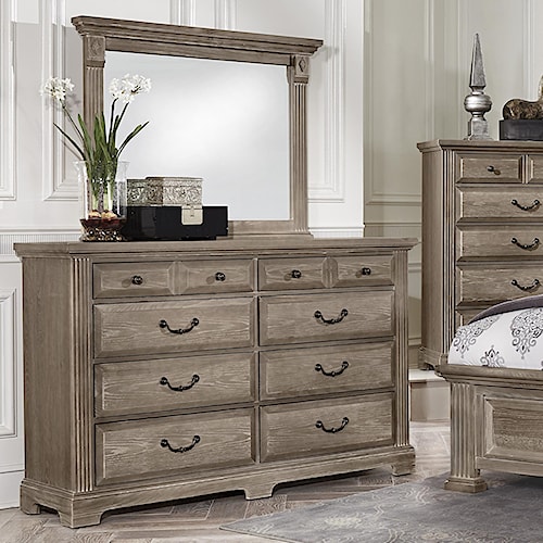 Vaughan Bett Woodlands Triple Dresser Landscape Mirror Vaughan Bett Woodlands Triple Dresser Landscape Mirror
