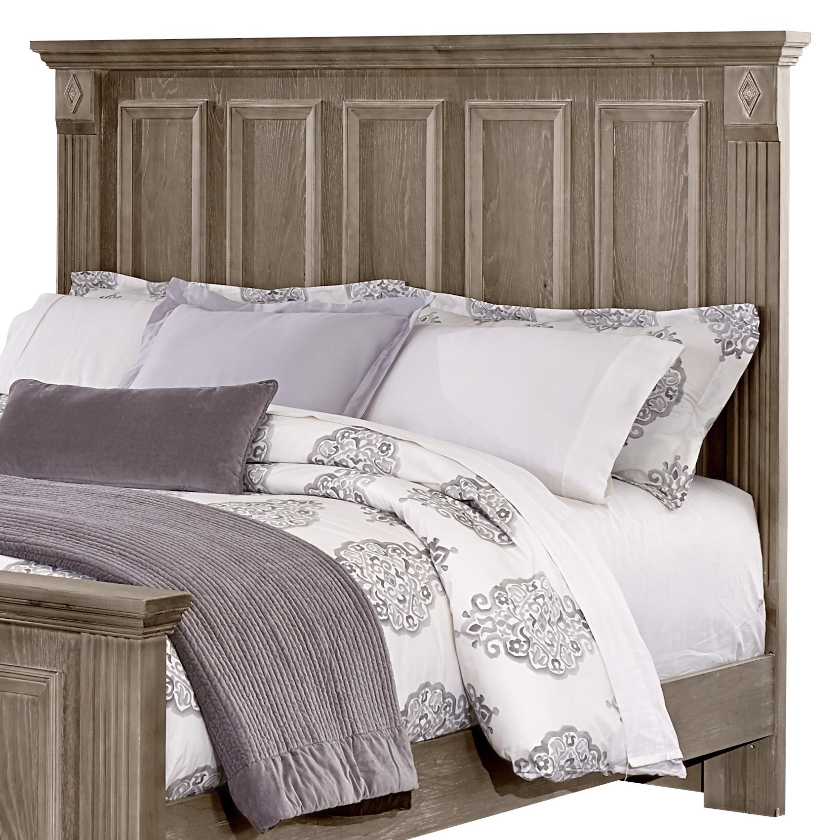 Vaughan Bassett Woodlands Queen Mansion Headboard Turk Furniture
