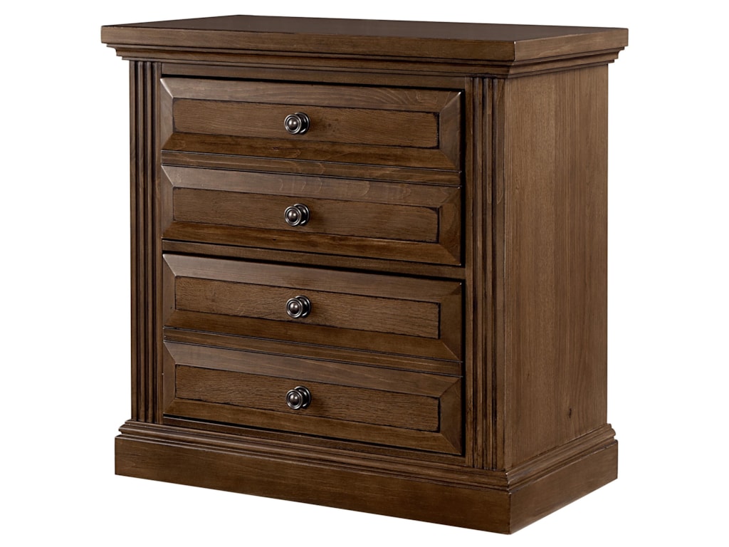 Vaughan Bett Woodlands Bb97 226 Transitional Night Stand 2 Vaughan Bett Woodlandsnight Stand 2 Drawers