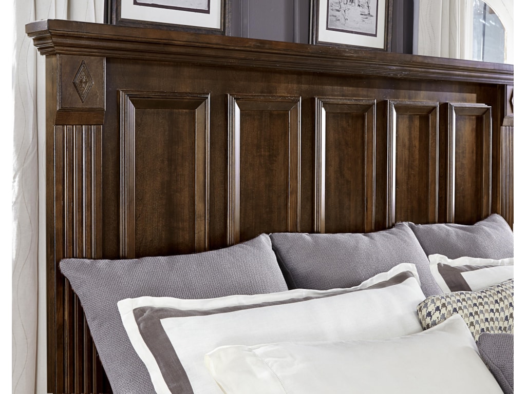 Vaughan Bassett WoodlandsQueen Mansion Headboard