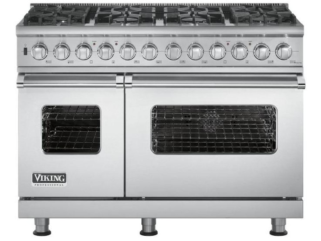 Viking 48 Freestanding Dual Fuel Range With Natural Gas And 8 48 Freestanding Dual Fuel Range With Natural Gas And 8 Sealed Burners By Viking Professional Series Collection
