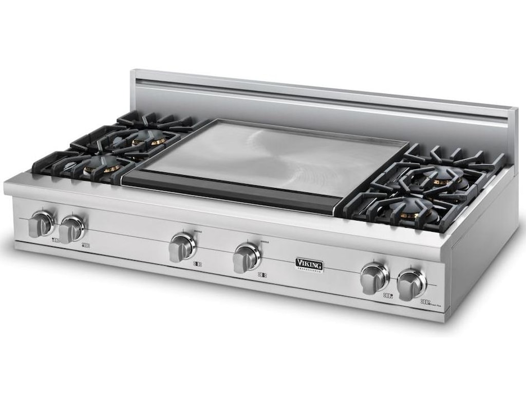 Viking 48 Professional Series Natural Gas Rangetop With 6 Sealed 48 Professional Series Natural Gas Rangetop With 6 Sealed Burners 24 Griddle By Viking