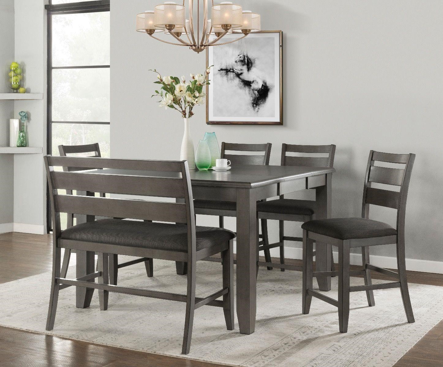 pub height table with bench