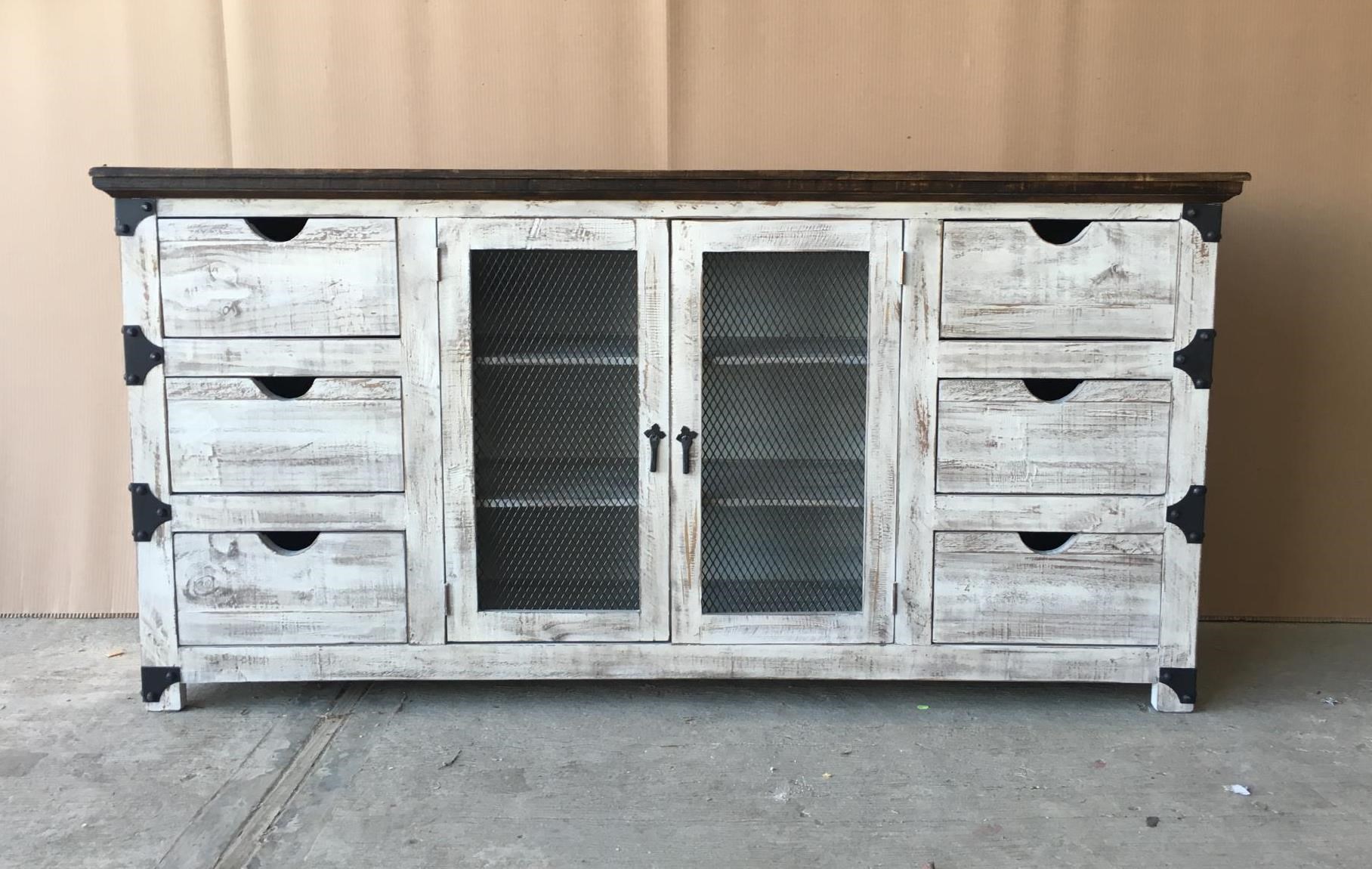 Vintage Arts Consoles Two Toned 70 Tv Console With Storage Wilcox Furniture Tv Stands