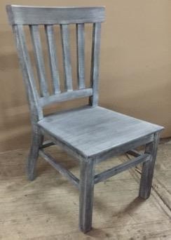 Vintage Harp Dining Chair With Slatted Back Wilcox Furniture Dining Side Chairs