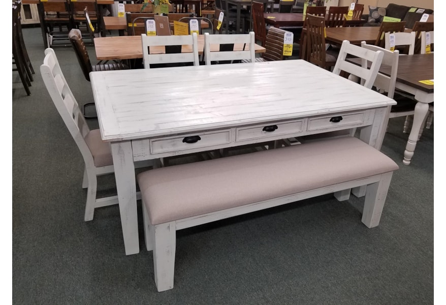 Vintage Joanna Storage Dining Table And 4 Chairs Rife S Home
